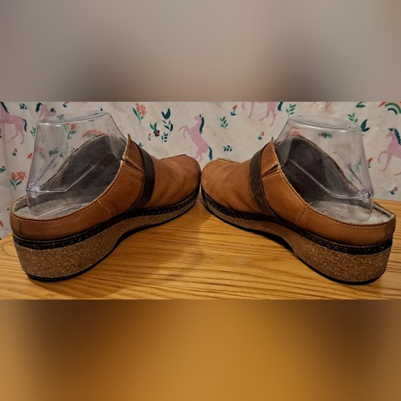 Pikolinos Granada Tan Leather Boho Neutral Casual Boho Mule Clog Shoe SZ 8.5 - Picture 4 of 9